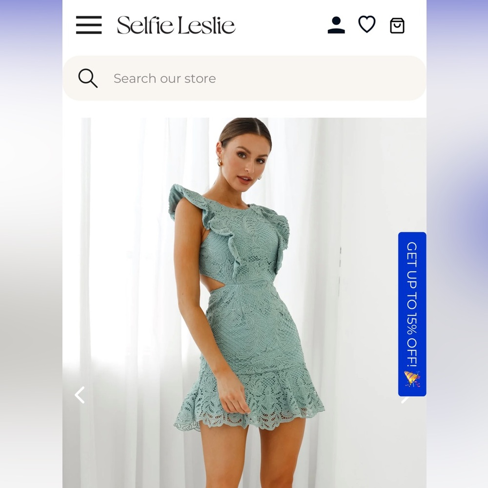 Selfie Leslie Sage Dress